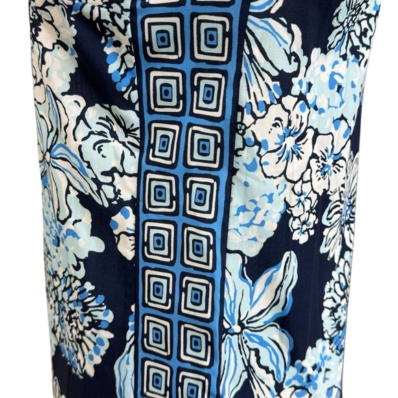 Lilly Pulitzer XXS IONA SLEEVELESS TOP Low Tide Navy Bouquet Tank NWT Floral $98 - Picture 6 of 16